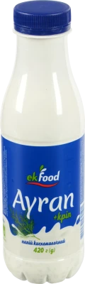 Айран Ekfood 420г нежирний кріп