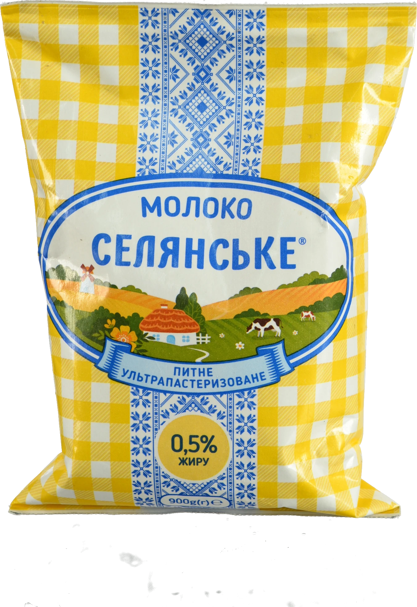 Молоко Селянське 900мл 0.5% ультрпаст.