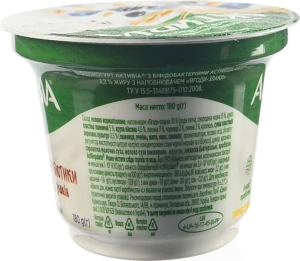 Активіа Біфідойогурт 2.2% Ягоди-Злаки 180г