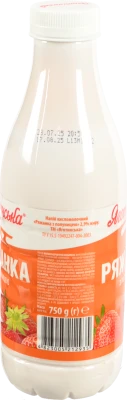 Ряжанка Яготинське 750г 2.9 полуниця пляшка