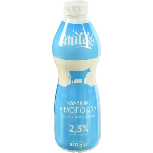 Молоко Мileko 850г 2.5% п.е