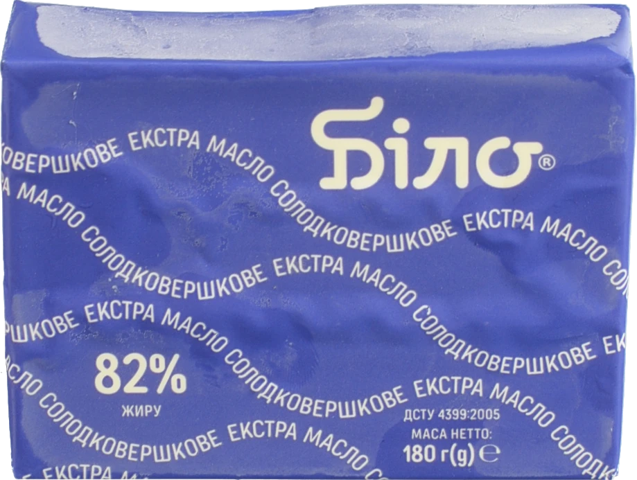 Масло Біло 180г 82% екстра