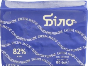 Масло Біло 180г 82% екстра