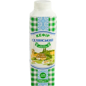 Кефір Селянський 1% 450г