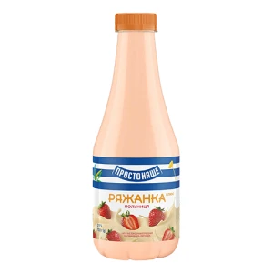 Напій к.м.Простонаше 700г 2.9%пряжений полуниця пет