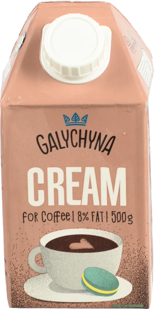 Вершки Галичина 500г 8 до кави TGA