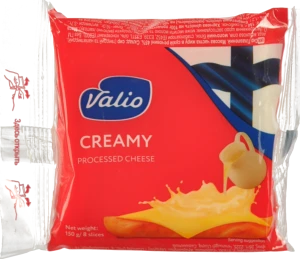 Сир плавлений Valio Creamy 8 слайсів, 45%, 150 г