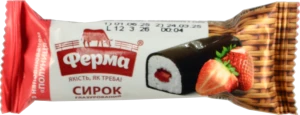 Сирок глазурований Ферма Полуниця 36г 23%