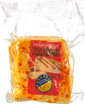 Сир Європейська сироварня Халумі з паприкою д.гриля