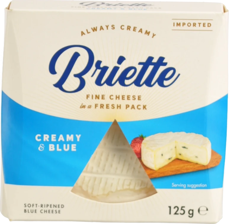 Сир Kaserei Briette Creamy Blue 125г 60%