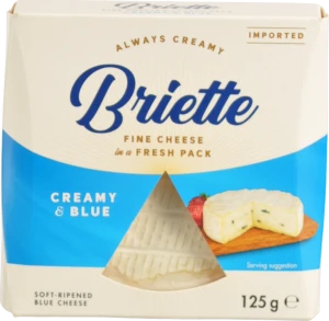 Сир Kaserei Briette Creamy Blue 125г 60%