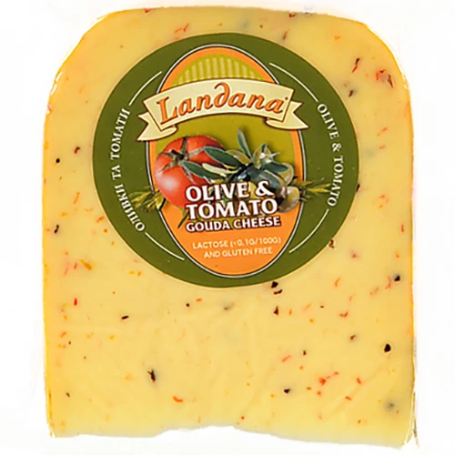 Сир Landana 200г 50% Томати та Оливки