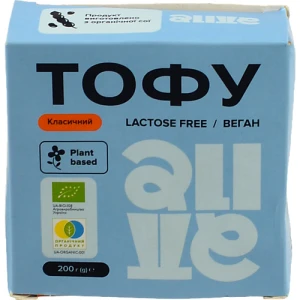 Тофу Класичний №09 Alive к/у 200г