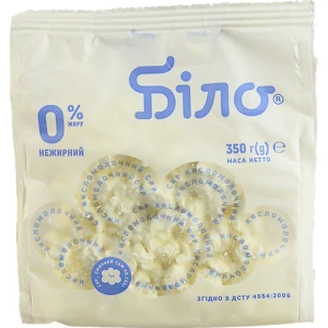 Сир к.м. Біло 350г 0% пакет