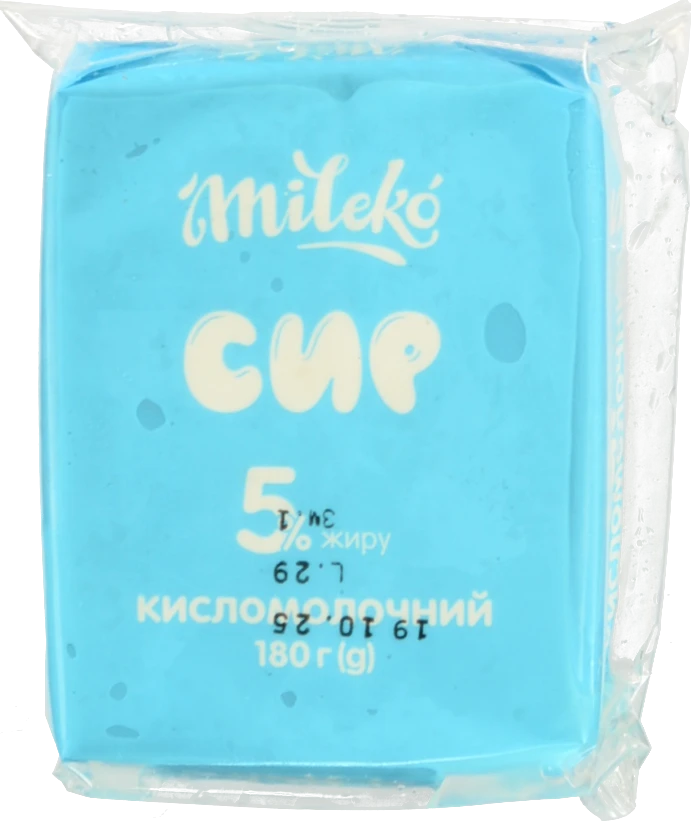 Сир к.м. Mileko 180г 5% еколін