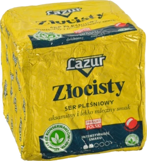 Сир Lazur золотистий з пліснявою 45%