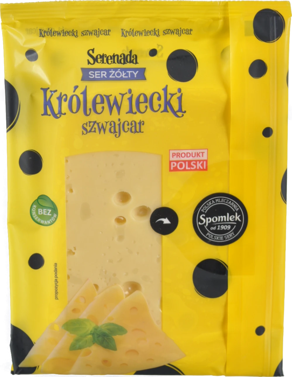 Сир Serenada 135г 45% кропевецький швейцар нарізка