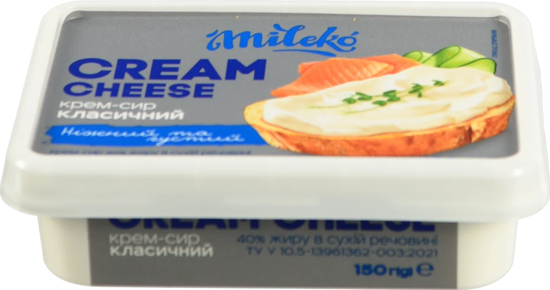 Крем-сир Mileko 150г 40 ванн.