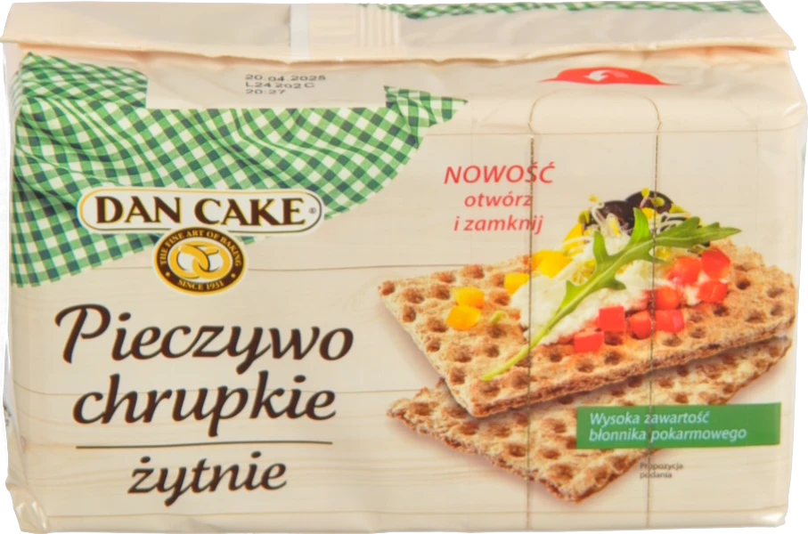 Хлібці хрусткі житні Dan Cake 250г