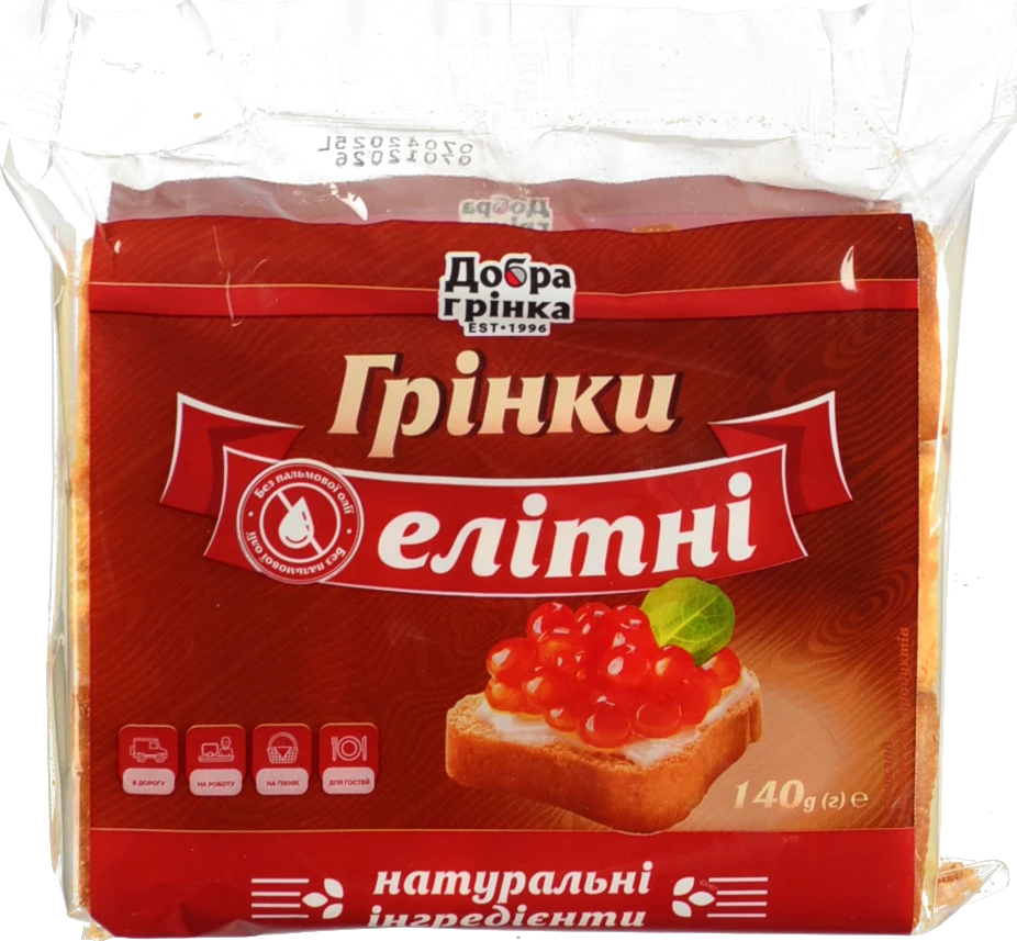 Грінки Елітні Добра грінка 140г