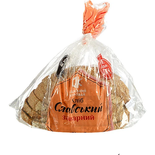 Хліб Славський заварний подовий нарізний 400г