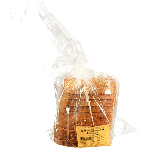 Хліб нарізний бездріжджовий Гречаний Нове діло м/у 400г