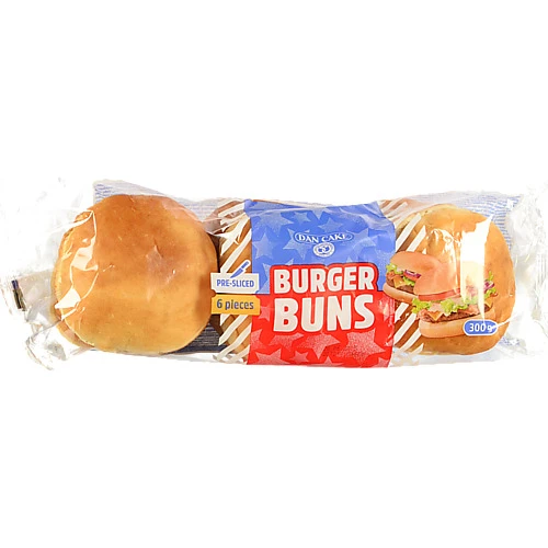 Булочки для гамбургерів Dan Cake 300г (6 шт)