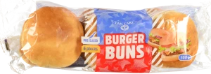 Булочки для гамбургерів Dan Cake 300г (6 шт)