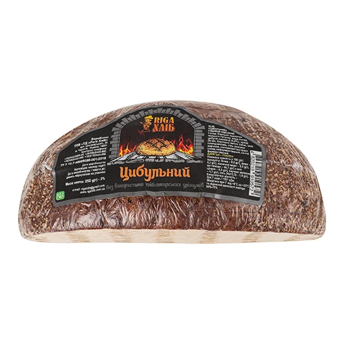 Хліб «Рига Хліб» «Цибульний» житньо-пшеничний бездріжджовий, 250 г