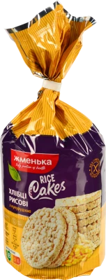 Хлібці хрусткі рисово-кукурудзяні Крекерси Жменька м/у 100г