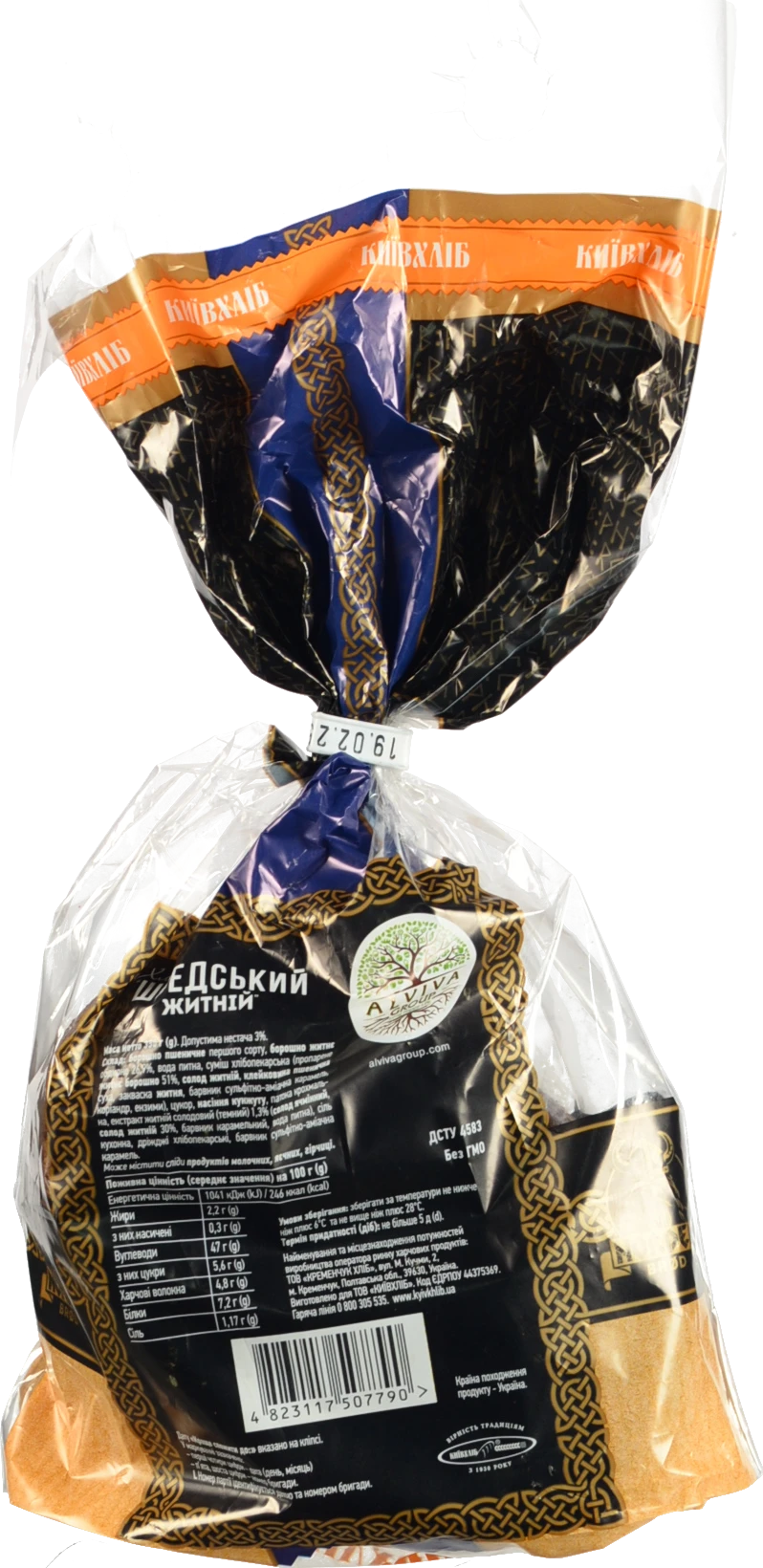 Хліб «Київхліб» «Шведський житній», 350 г