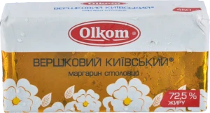 Маргарин Olkom Вершковий Київський Столовий 72.5% - 450г