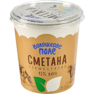 Сметана 15% термостатна Волошкове поле ст 350г