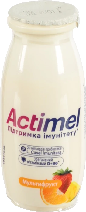 Напій Актімель 100мл 1.4% мультіфрукт