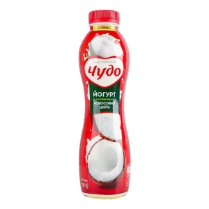 Йогурт 2.8% Кокосовий шейк Чудо п/пл 520г