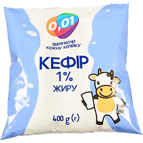 Кефір 1% 400г