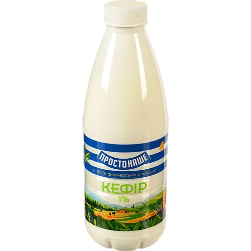 Кефір 1% Простонаше п/пл 870г