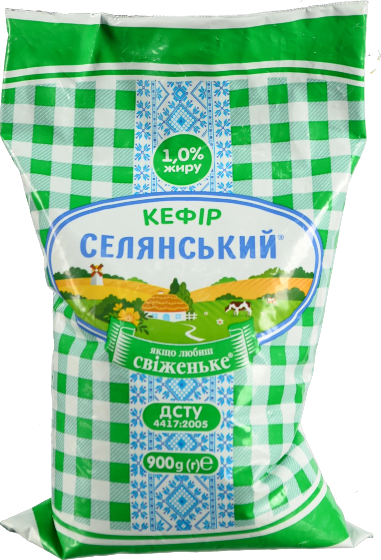 Кефір Селянський 900мл 1% пл.