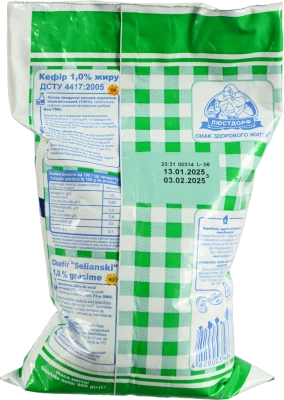 Кефір Селянський 900мл 1% пл.