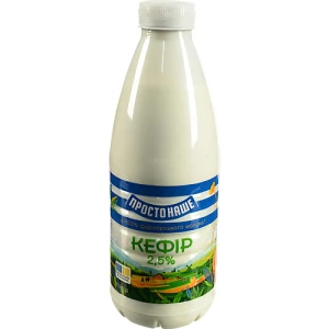 Кефір 2.5% Простонаше п/пл 870г