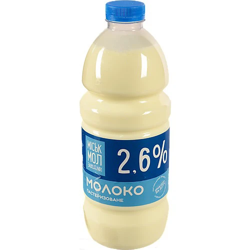 Молоко ГМЗ 1.5л 2.6% пляшка