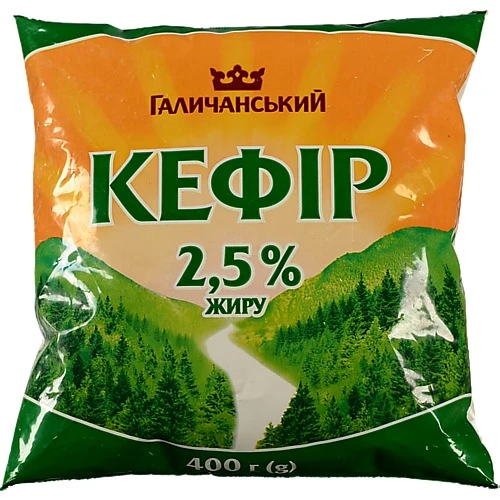 Кефір Галичанський 2.5% 400мл