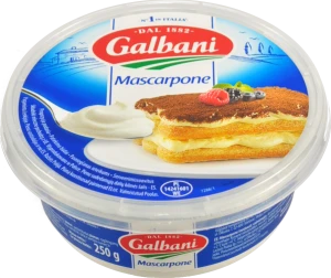 Сир Galbani Mascarpone 80% свіжих вершків 250г