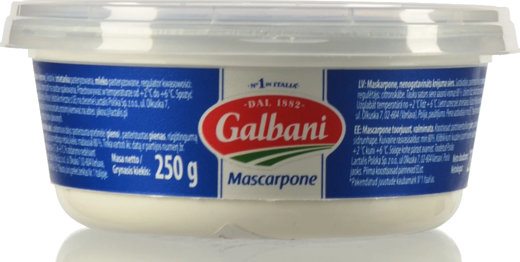 Сир Galbani Mascarpone 80% свіжих вершків 250г