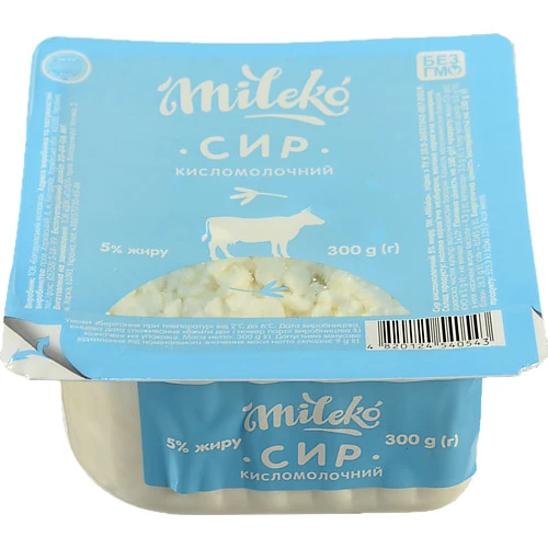 Сир к.м. Mileko 300г 5% ван.