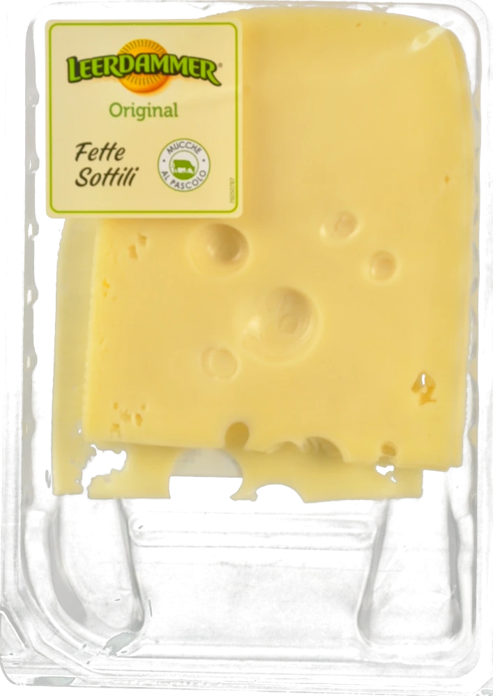 Сир Леердаммер 130г 45% оригінальний слайс