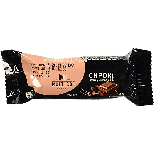 Сирок Multico Odessa 36г 26% глазур какао