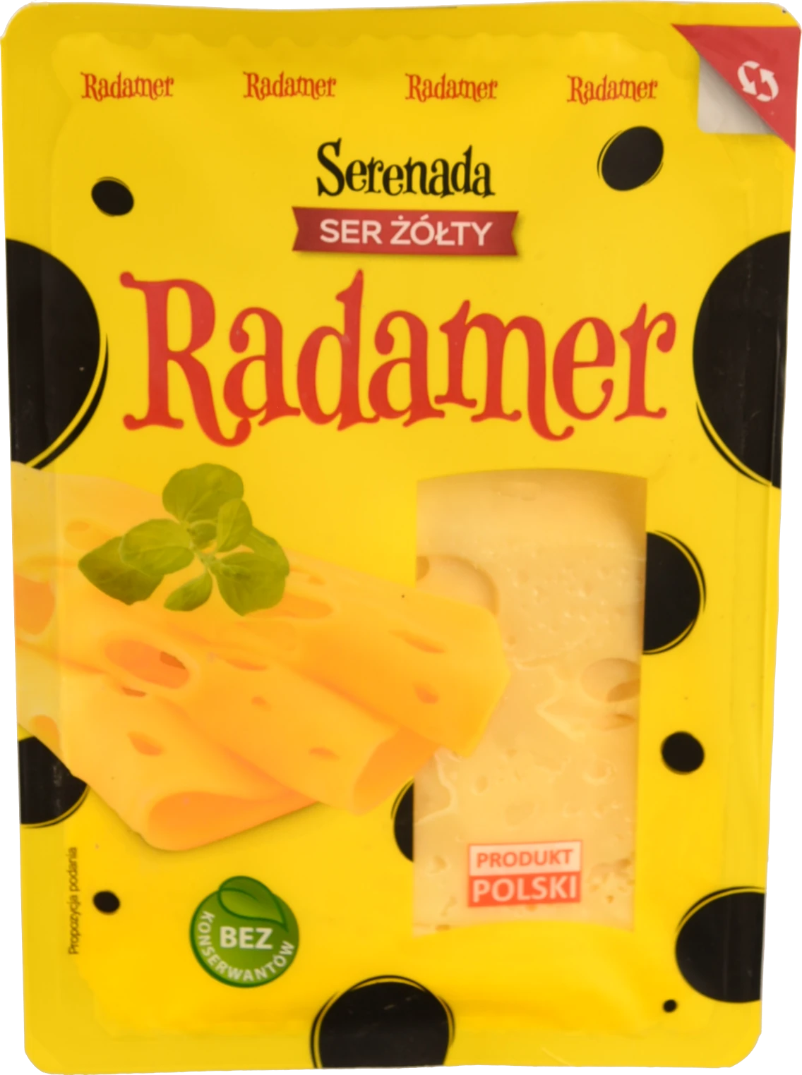 Сир Serenada 135г 45% радамер нарізка