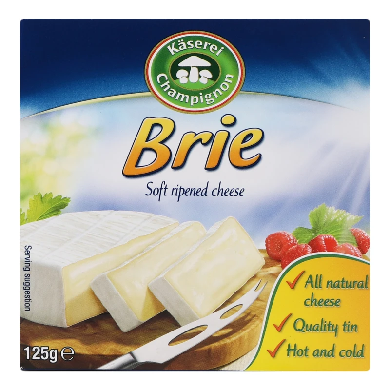 Сир 50% м'який Brie Kaserei Schampignon к/у 125г
