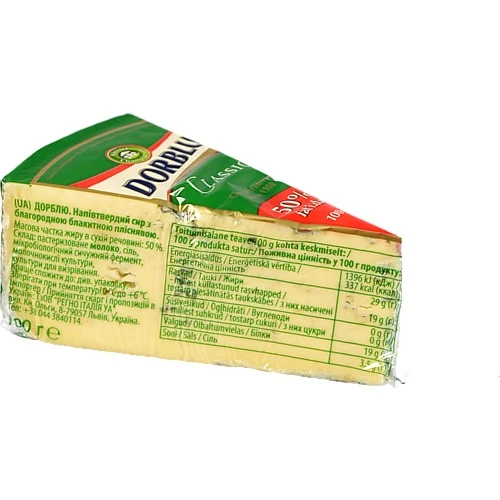 Сир Kaserei Champignon Dorblu Classic напівтвердий з блакитною пліснявою 100г